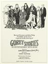 GOREY, EDWARD. Group of 4 small format posters advertising theatre productions involving Gorey.